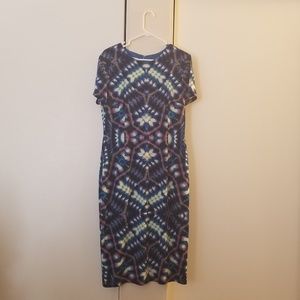 Short Sleeve Midi Dress